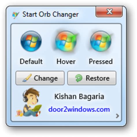 Windows 7, Start Orb Changer